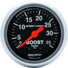 3304 Sport-Comp Mechanical Boost Gauge 2.3125 In.