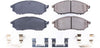 17-888, Z17 Front Ceramic Brake Pads with Hardware