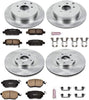 KOE2767 Autospecialty Front and Rear Replacement Brake Kit-Oe Brake Rotors & Ceramic Brake Pads