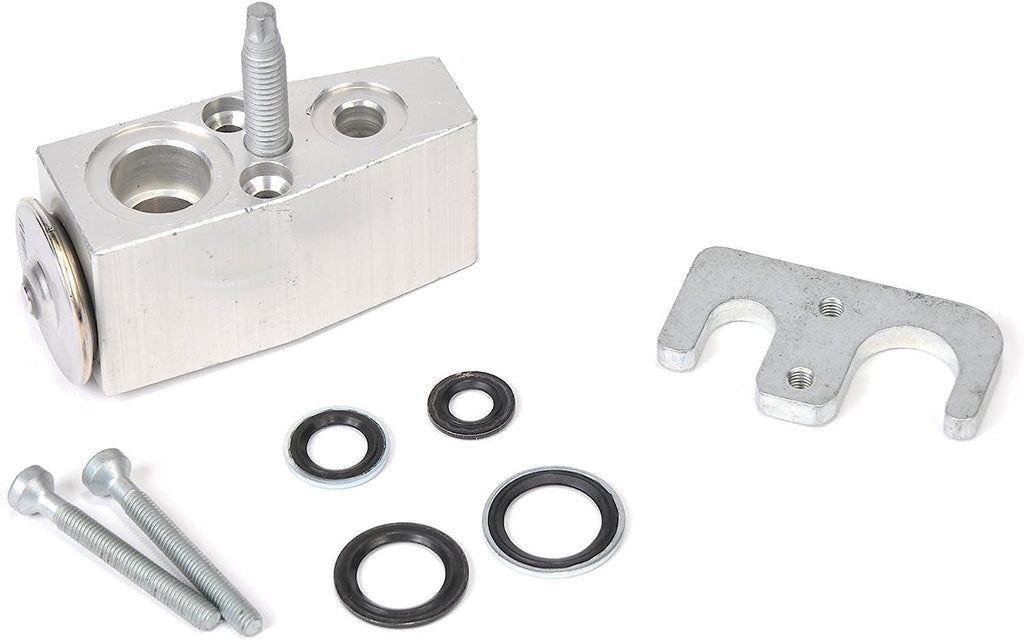 GM Genuine Parts 15-51364 Air Conditioning Thermal Expansion Valve Kit with Valve Seals, Valve, Plate, Stud, and Bolts