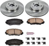 Power Stop KOE4669  Front Replacement Brake Kit-Oe Brake Rotors & Ceramic Brake Pads