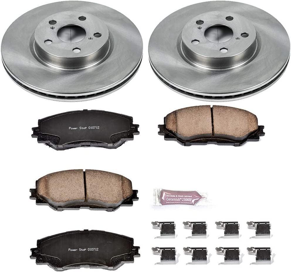 Power Stop KOE4669  Front Replacement Brake Kit-Oe Brake Rotors & Ceramic Brake Pads