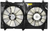 OEM-RF-0663 Factory Style Radiator Cooling Fan Assembly Compatible with 2003-2007 Accord 2.4L