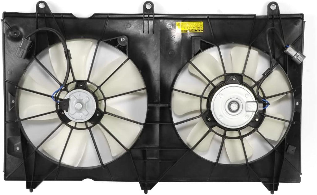 OEM-RF-0663 Factory Style Radiator Cooling Fan Assembly Compatible with 2003-2007 Accord 2.4L