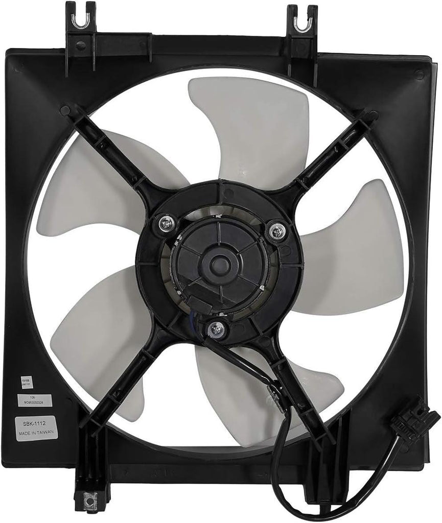 OEM-RF-0252 Factory Style Radiator Cooling Fan Assembly Cooling Efficiency Improved Direct Replacement [Compatible with 2009-2013 Forester / 2008-2011 Impreza 2. 5L Na & Turbo],Black