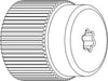 GM Genuine Parts 15-33289 M10 X 1 Air Conditioning Service Valve Fitting Cap