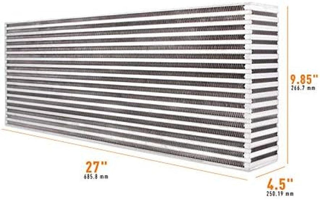 Universal Race Intercooler Core 27"X 9.85"X 4.5"