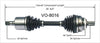 VO-8016 CV Axle Shaft