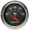 2542 Traditional Chrome Electric Oil Temperature Gauge