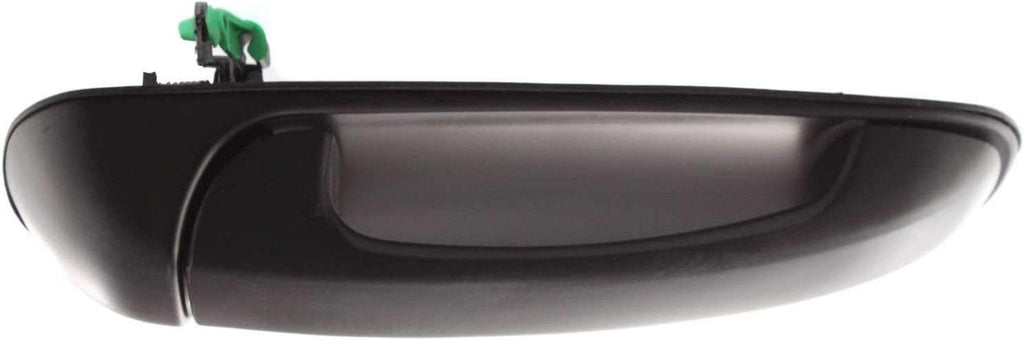 Front and Rear Door Handle Compatible with 1999-2004 Jeep Grand Cherokee outside Set of 4 Smooth Black Passenger and Driver Side