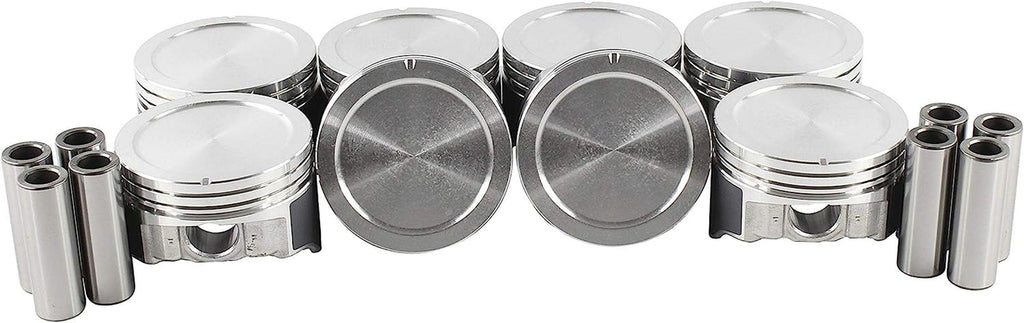 DNJ P3166 Piston Set for 1999-2004 / Buick, Cadillac, Chevrolet, GMC, Isuzu/Ascender, Avalanche 1500, Envoy XL, Envoy XUV, Escalade, Express 1500, Express 2500, Rainier, Savana 1500, Savana 2500