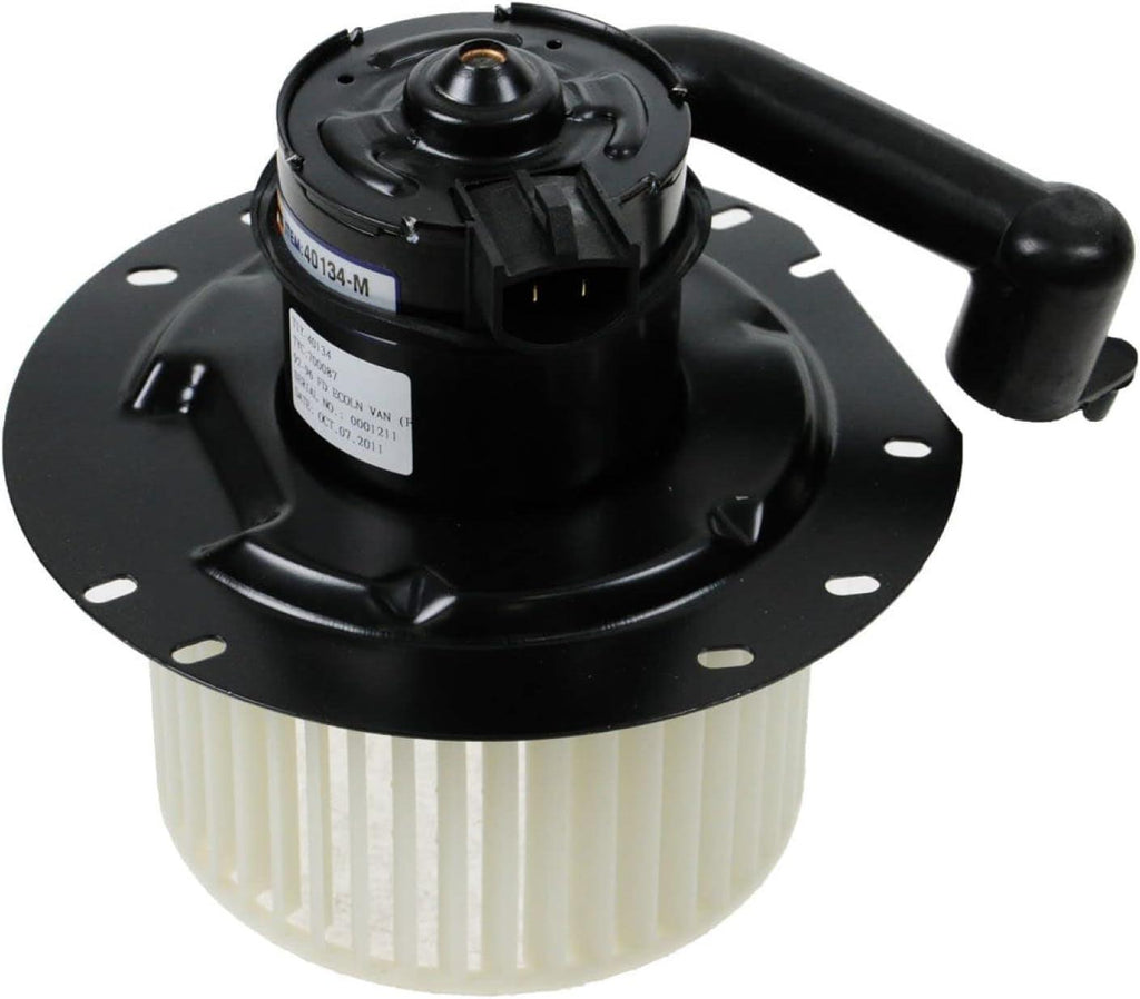 Heater Blower Motor W/Cage Compatible with 92-96 Ford E350 E250 E150