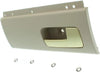 For Lincoln Town Car Interior Door Handle Rear, Passenger Side Beige Bezel with Chrome/Gold Lever (2003-2011) | Trim:All Submodels