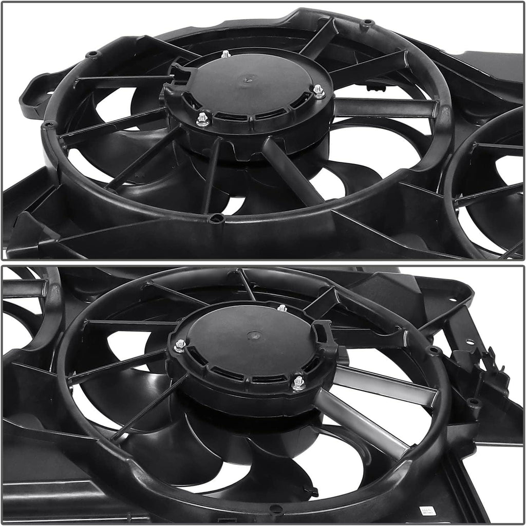 OEM-RF-0614 Factory Style Radiator Fan Assembly Compatible with 08-12 Equinox / 10-12 Terrain / 08-09 Torrent 3.6L