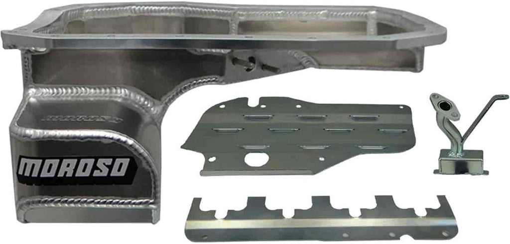 20967 Aluminum Wet Sump Oil Pan, Mitsubishi EVO 7, 8, 9, Road Race Baffled