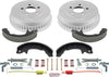 KOE15316DK Autospecialty Rear Replacement Brake Kit-Oe Brake Drums & Ceramic Brake Pads