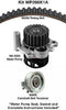 Dayco Engine Timing Belt Kit with Water Pump for Volkswagen WP296K1A