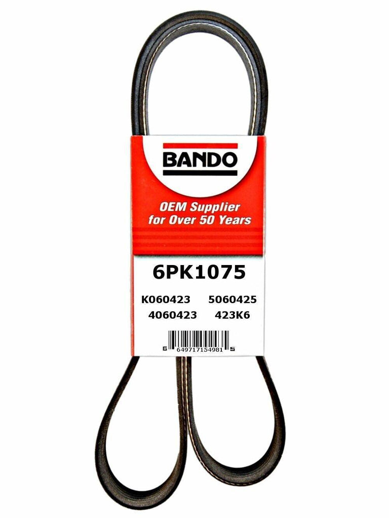 Bando Accessory Drive Belt for 02-06 Altima 6PK1075