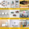 Double Sided Tape Fpr Wall Strong Picturing Hanging Strips Two Sided Tape Nano Adhesive Mounting Tape Transparent Double Stick Wall Tape Poster Carpet Tape, 0.59In X 160 in X 3 Packs