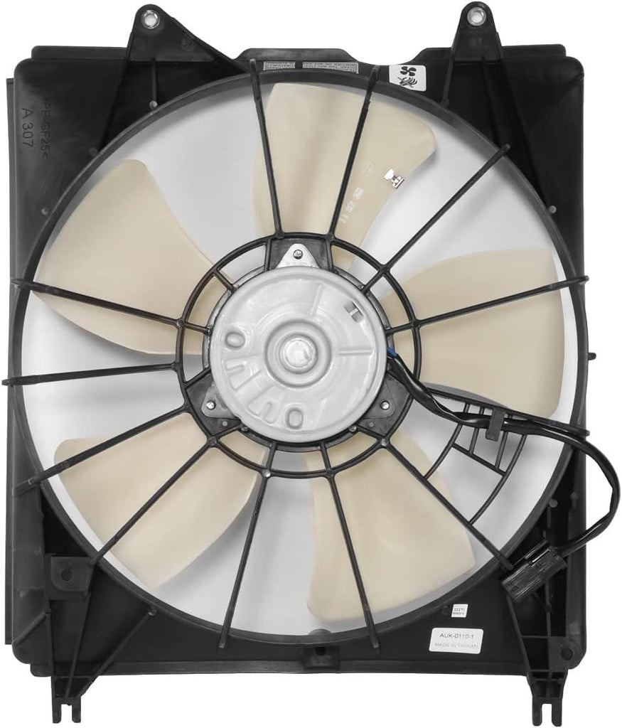 OEM-RF-0720 Factory Style Left Radiator Fan Assembly Compatible with 2010-2012 Acura RDX