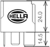 007793031 with Coil Suppression Power Relay 4 Pin, Mini ISO