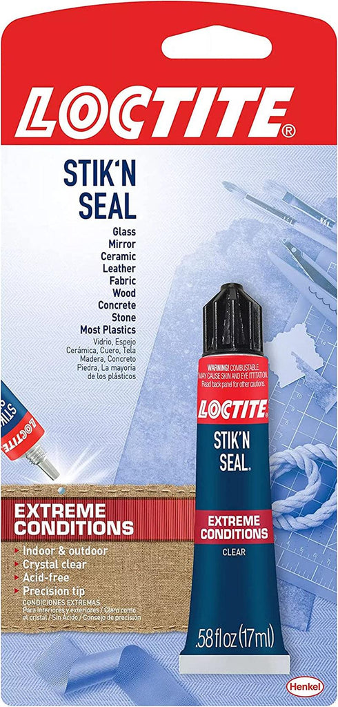 Loctite Stik'N Seal Extreme Conditions Adhesive, 0.58 Fl Oz, 1, Squeeze Tube