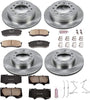 KOE138 Autospecialty Front and Rear Replacement Brake Kit-Oe Brake Rotors & Ceramic Brake Pads
