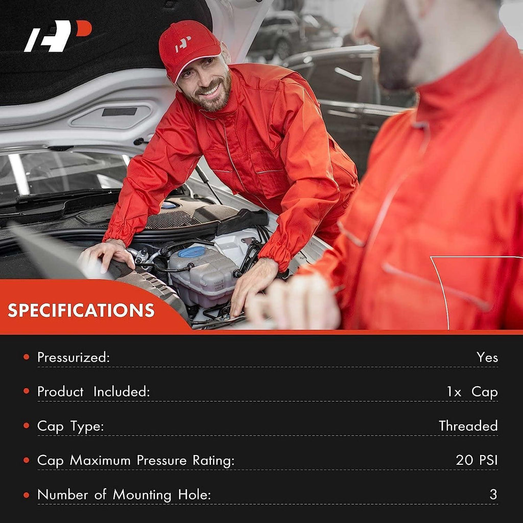 A-Premium Engine Coolant Overflow Recovery Reservoir Tank [With Cap] Compatible with Buick Lacrosse, Regal, Sportback & Cadillac XT4, XT5, XT6 & Chevrolet Blazer, Equinox, Malibu, & GMC Acadia Terrain