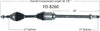 FD-8260 CV Axle