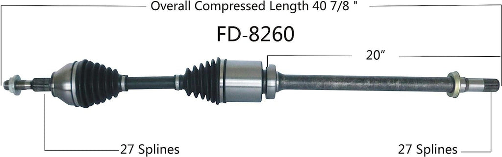 FD-8260 CV Axle