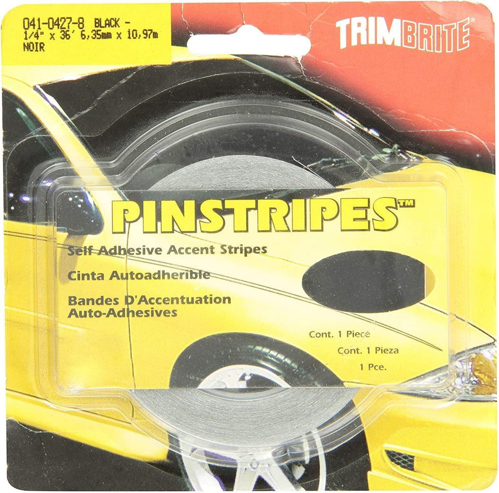 T1214 Trim Stripe 1/4 Pin Black