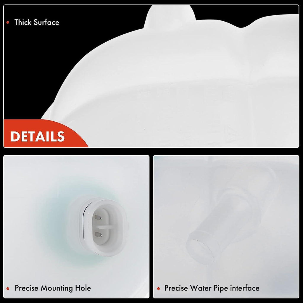 A-Premium Engine Coolant Overflow Recovery Reservoir Tank [W/Cap & Sensor] Compatible with Pontiac Solstice 2006-2009, Saturn Ion 2003-2007, Sky 2007-2010, 2.0L 2.4L, Replace # 10368831