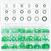 50445A Rubber O-Ring Assortment Set, Buna-N Gasket Sealing Rings and Replacement O-Rings, Includes SAE and Metric Sizes, 270-Piece Kit