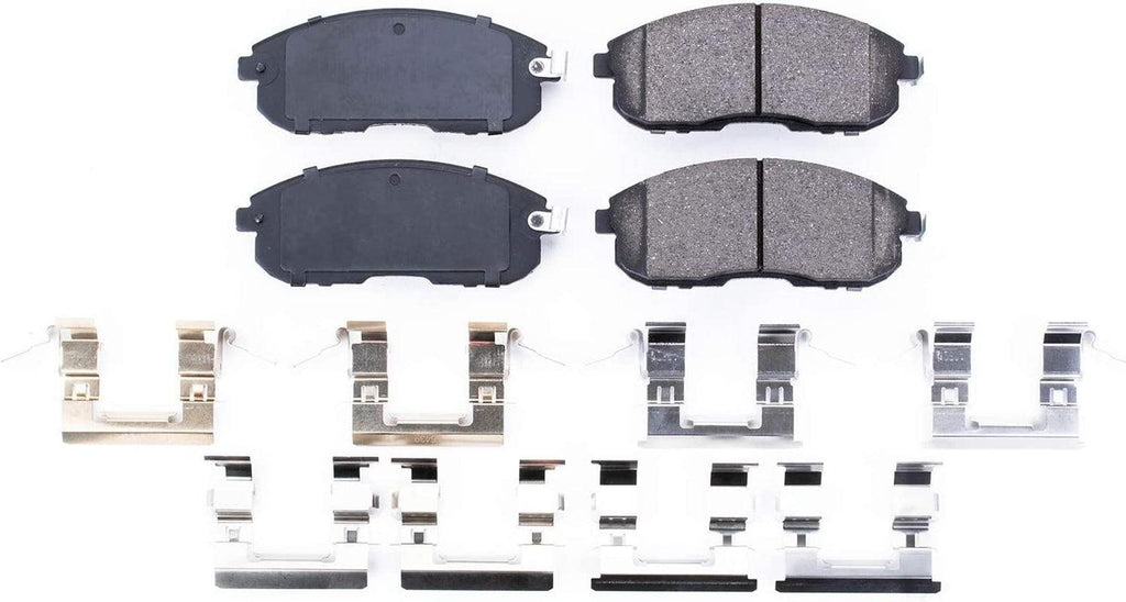 17-815, Z17 Front Ceramic Brake Pads with Hardware