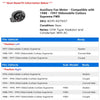 Auxiliary Fan Motor - Compatible with 1988 - 1997 Oldsmobile Cutlass Supreme FWD 1989 1990 1991 1992 1993 1994 1995 1996