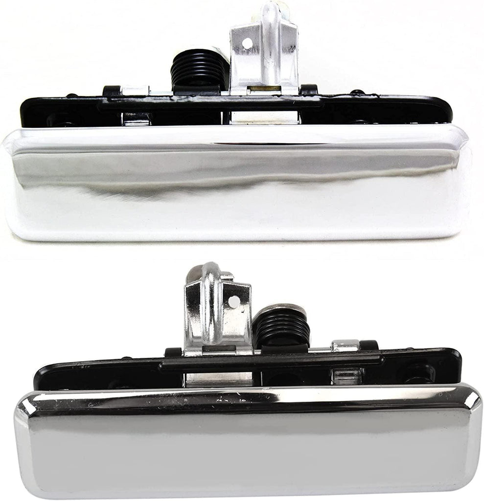 Front, Driver and Passenger Side Exterior Door Handle Set of 2 Compatible with 1985-1992 Chevrolet Astro, Fits 1985-1992 GMC Safari, Fits 1990-1996 Oldsmobile Silhouette