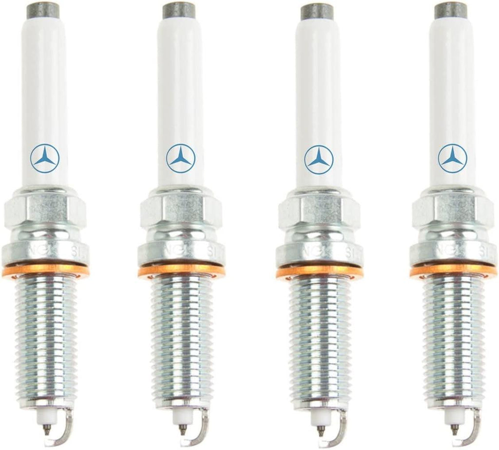 Genuine Set of 4 Spark Plugs for Mercedes-Benz C117 CLA45 AMG 2014 4Matic