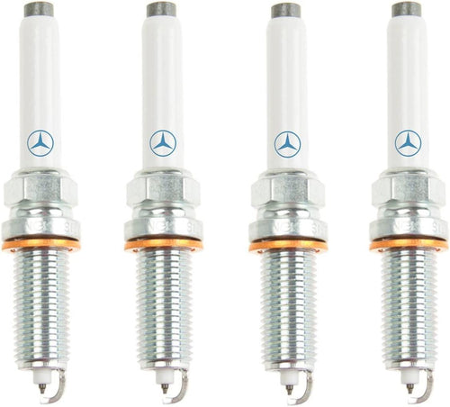 Genuine Set of 4 Spark Plugs for Mercedes-Benz C117 CLA45 AMG 2014 4Matic