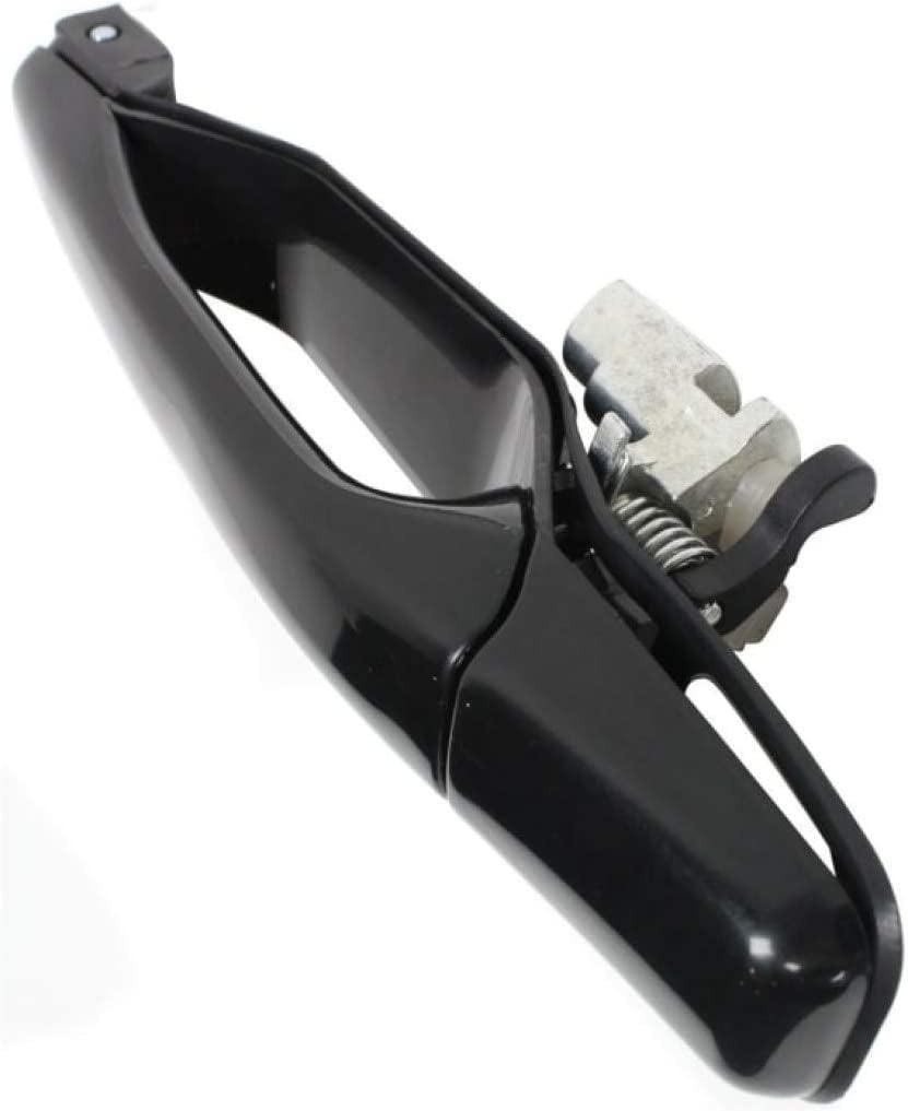 for Mitsubishi Lancer Exterior Door Handle Rear, Driver Side Smooth Black (2002-2007) | Trim:All Submodels | MI1520112 | MR970267