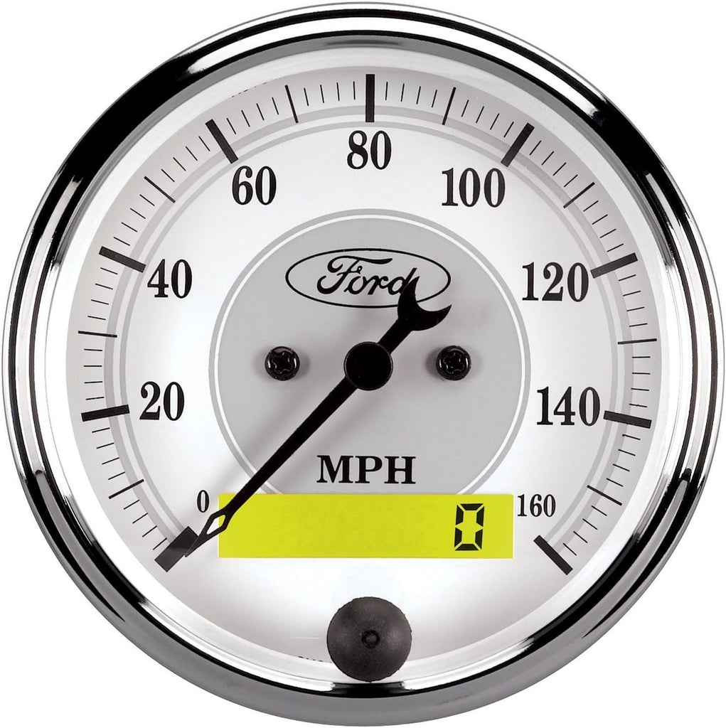 880087 Ford Racing Series 5 Gauge Set Kit Box Red, 2 1/16" and 3 3/8"