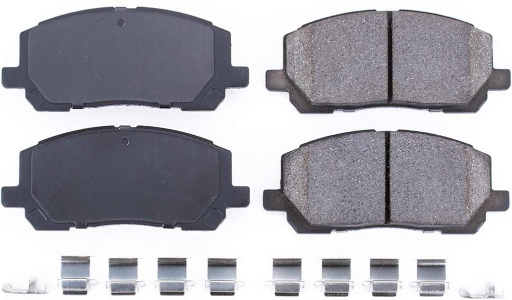 17-884, Z17 Front Ceramic Brake Pads with Hardware
