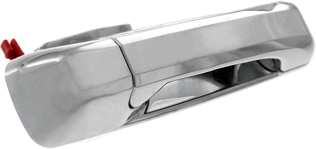Front Exterior Door Handle Set of 2 Compatible with 2009-2010 Dodge Ram 1500 and 2010 Ram 2500 Chrome Driver and Passenger Side