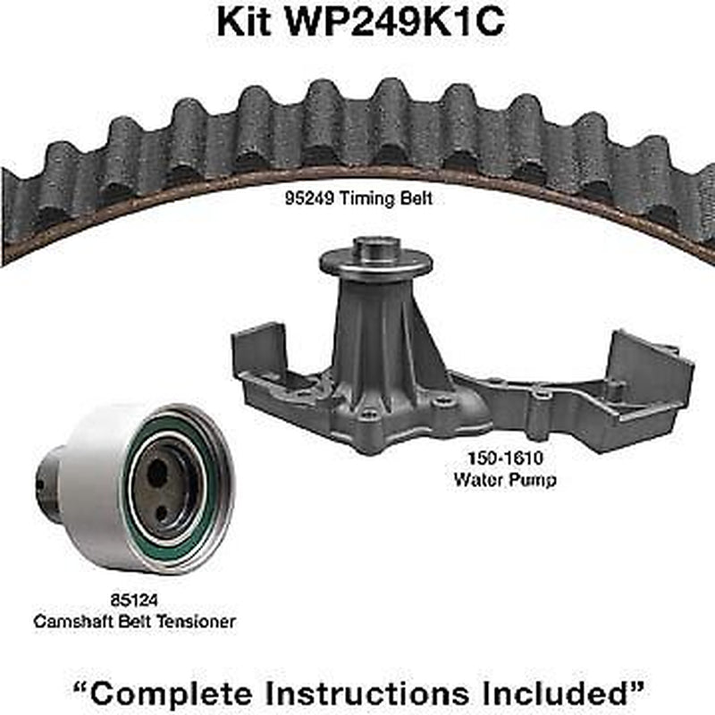 Engine Timing Belt Kit with Water Pump for Frontier, Xterra, Qx4+More WP249K1C