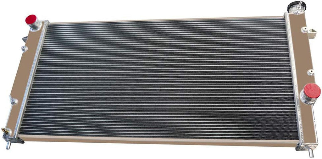 ALLOYWORKS CU1553 Full Aluminum Radiator for 1994-2002 Dodge Ram 2500 3500 Quad Cab 5.9L L6 Turbo Diesel Cummins 1995 1996 1997 1998 1999 2000 2001 Radiators(3 Row Core, Crossflow Radiator)