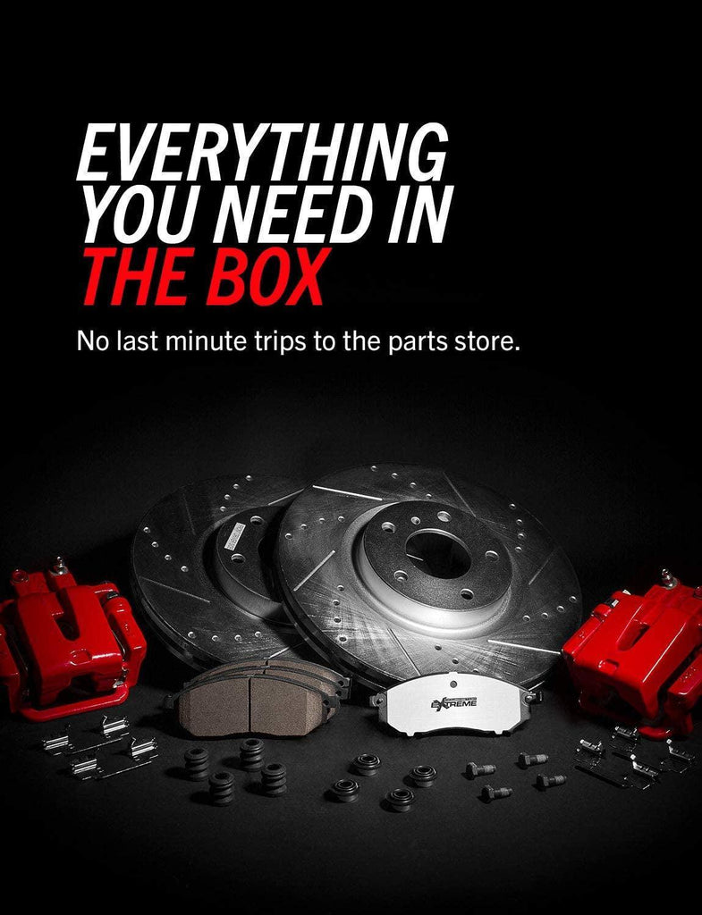 KC7214-36 Front Z26 Street Warrior Performance Brake Kit with Powder Coated Calipers