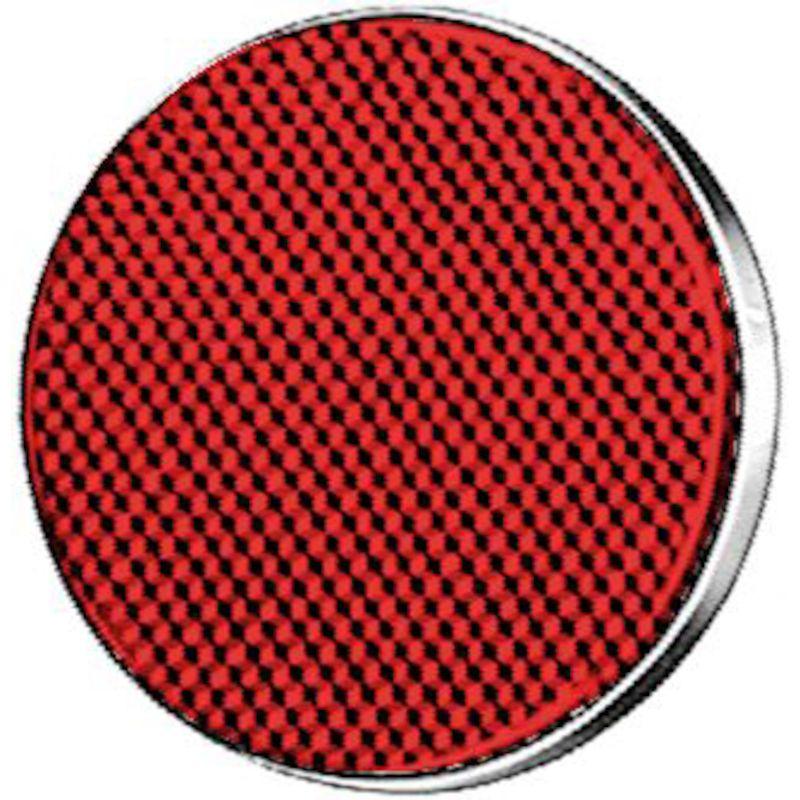 2016 Red 85mm Round Reflex Reflector - greatparts