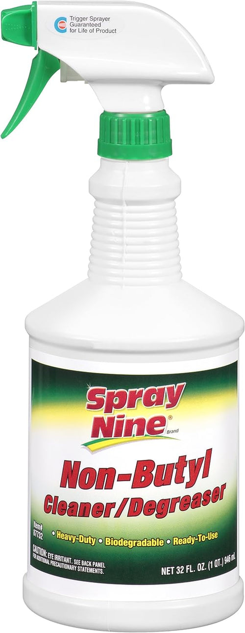 Spray Nine 87732-12PK Non-Butyl Cleaner and Degreaser - 32 Oz., (Pack of 12)