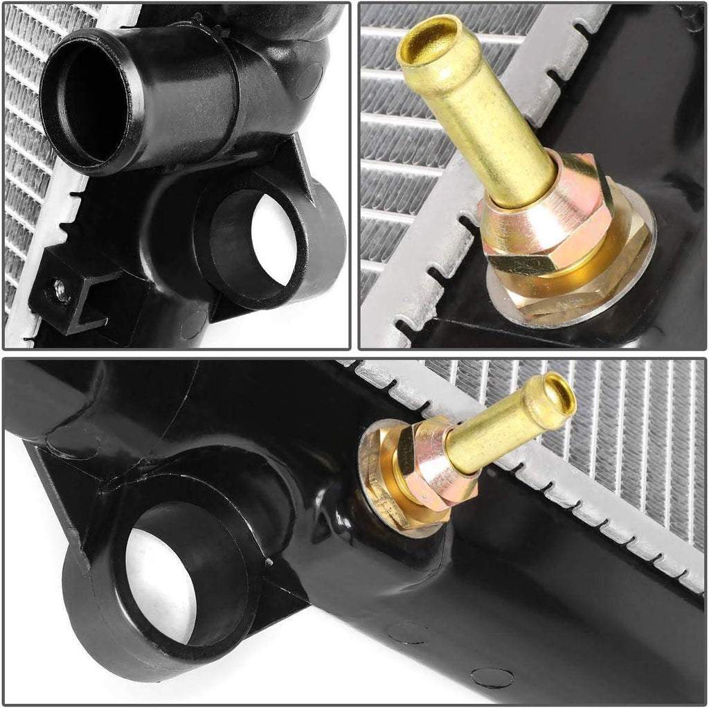 OEM-RA-2580 OE Style Aluminum Cooling Radiator Replacement Compatible with 07-14 FJ Cruiser / 03-09 4Runner AT, 25-9/16" W X 23-1/4" H X 1" D, 1-3/8" Inlet, 1-3/8" Outlet