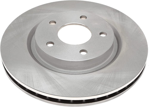 R-Line Replacement Front Disc Brake Rotor for Select Nissan Leaf, Qashaqai, Rogue Vehicles, Part No.981773R,Silver