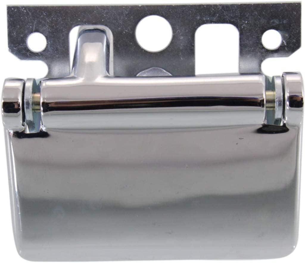 for Ford E-250 Econoline Interior Door Handle Rear, Driver Side - Side Hinged Door Chrome (1988-2002) | Trim: Custom/Xl